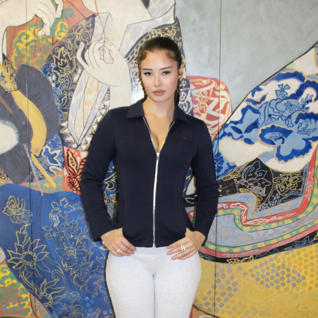 The Sculpt Jacket- Tokyo Blue