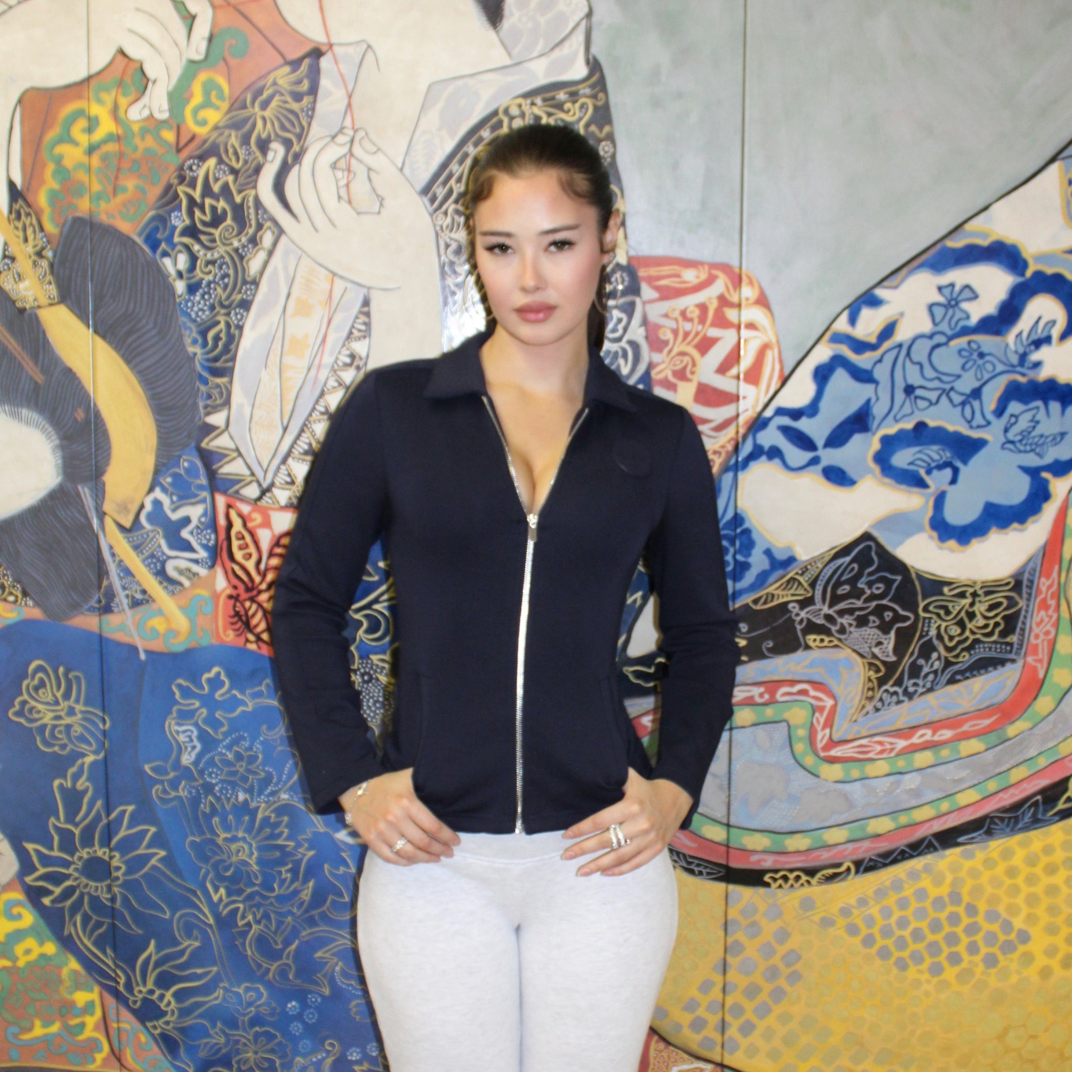 The Sculpt Jacket- Tokyo Blue