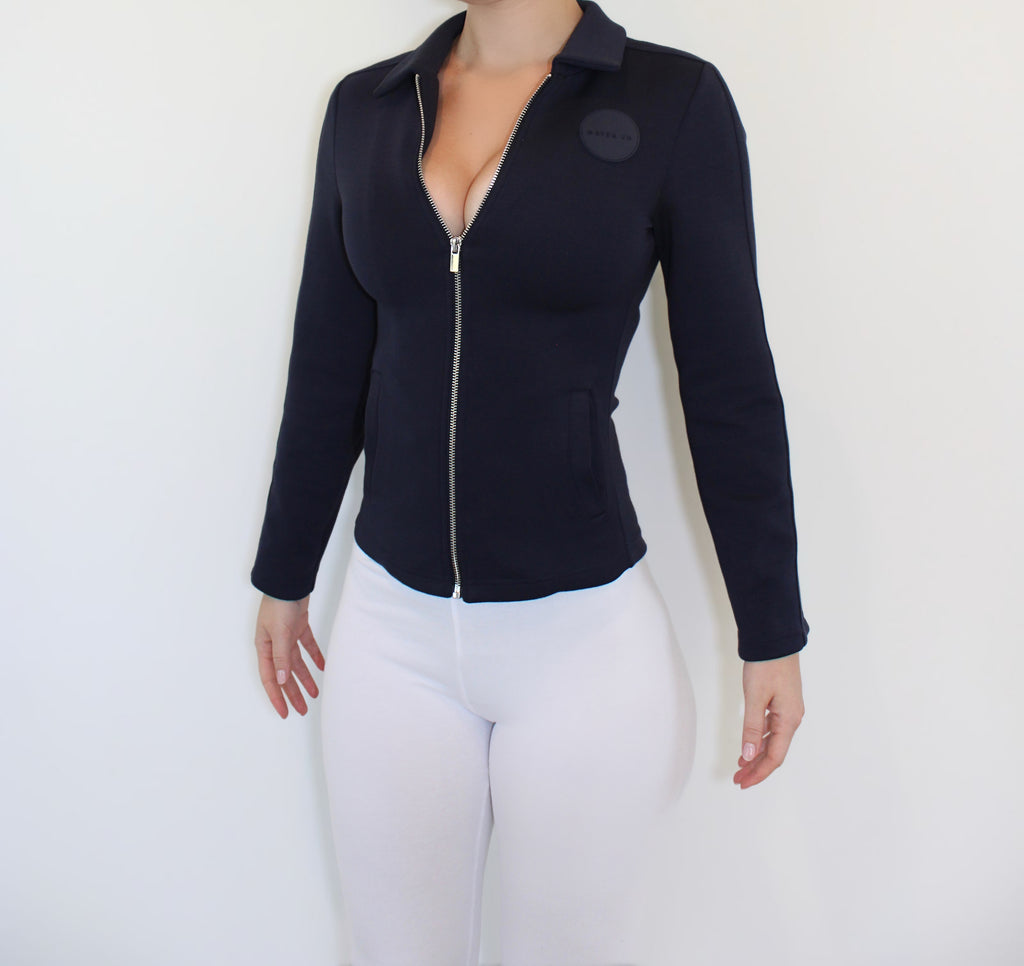 The Sculpt Jacket- Tokyo Blue